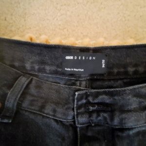 ASOS, W 34 / L 32, washed charcoal, denim